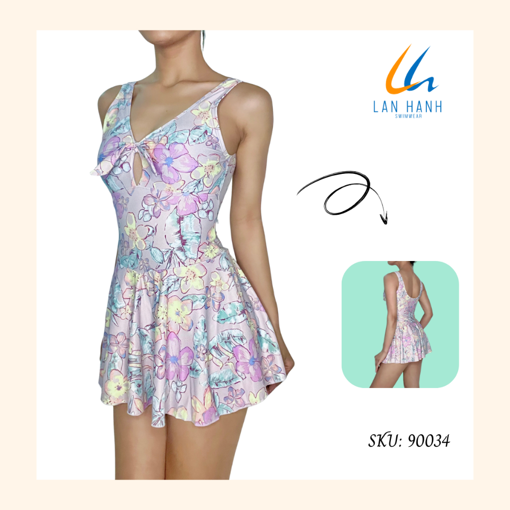 Bộ Bơi Nữ Một Mảnh Đầm 90034