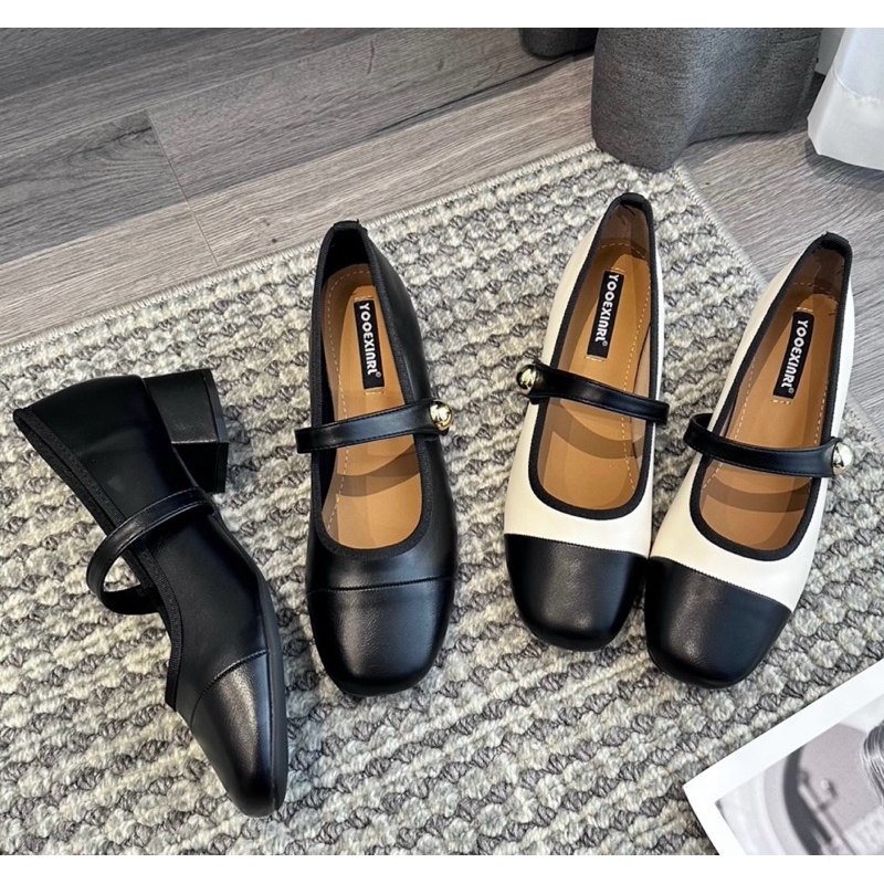 Giày mary jane quai khuy ngang