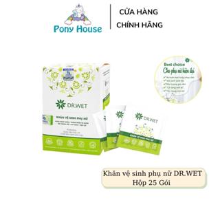 Khăn Y Tế Vệ Sinh Phụ Nữ DR.WET Giúp Làm Sạch, Hỗ Trợ Giảm Mùi Tiện Lợi DR WET Chính Hãng