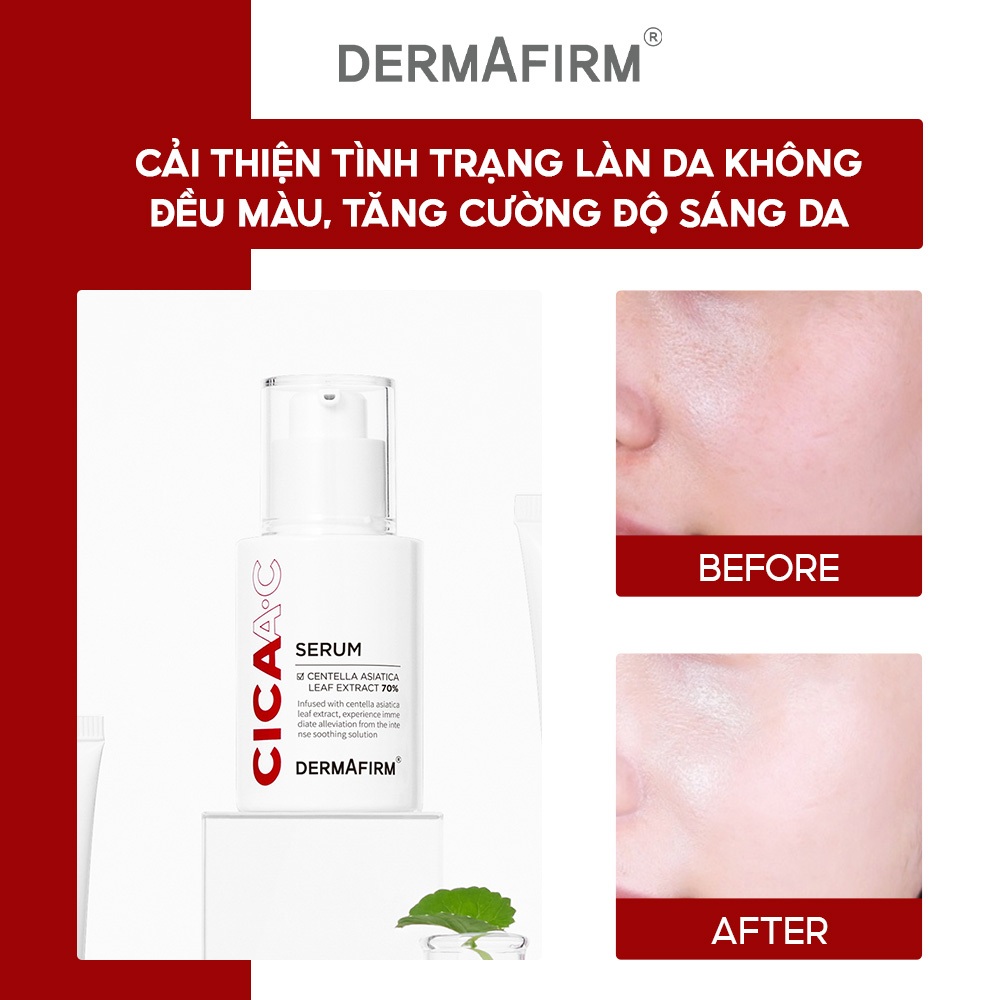 Tinh Chất Cấp Ẩm Chuyên Sâu, Làm Sáng Da, Làm Dịu Da DERMAFIRM CICAA.C SERUM 30ml