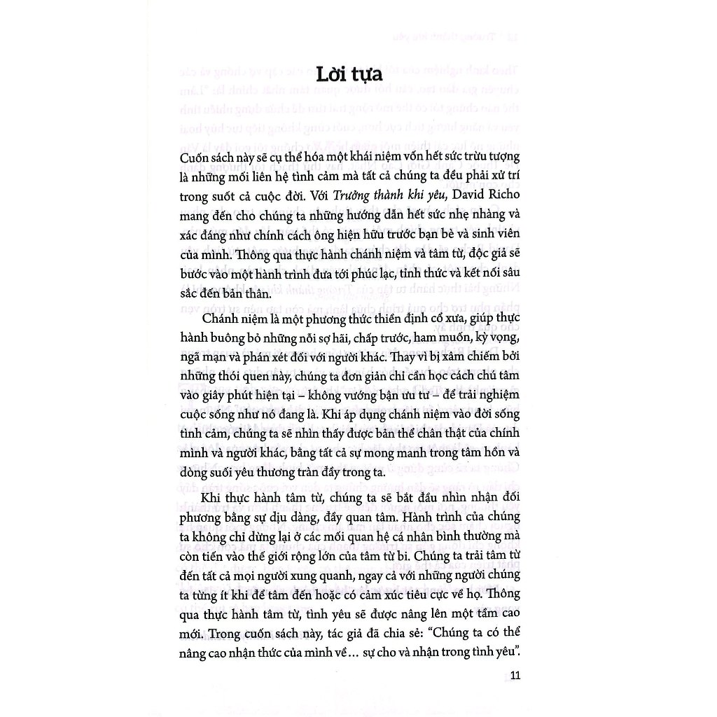 Sách - Trưởng thành khi yêu by David Richo