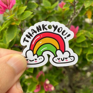 Cute thank tag 10pcs_thẻ tag giấy trắng treo thank you cám ơn tag_wlvn60