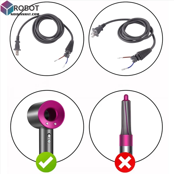 Dây nguồn cho máy sấy tóc Dyson HD01-02-03-08