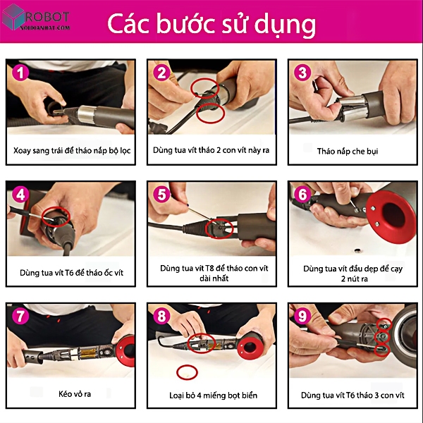 Dây nguồn cho máy sấy tóc Dyson HD01-02-03-08