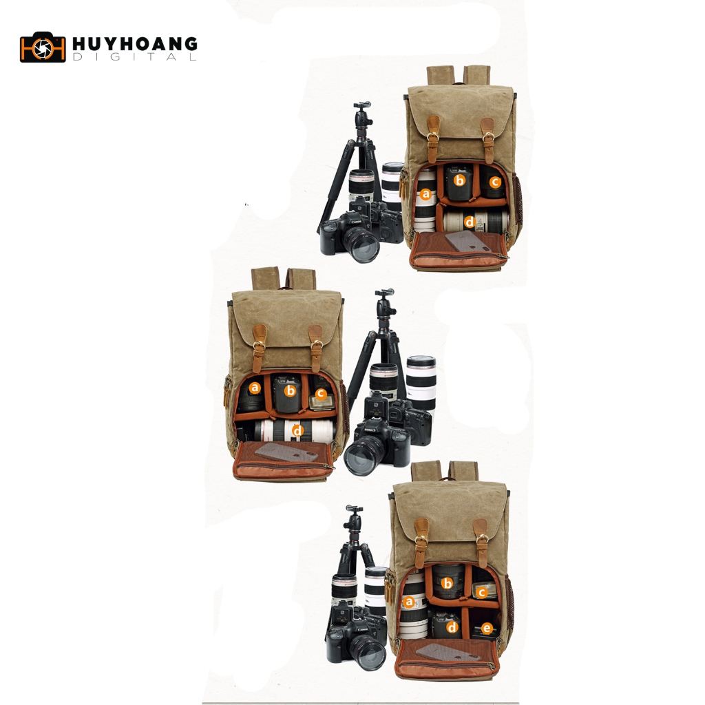 Balo Haft photo máy ảnh Canvas retro - Splendor