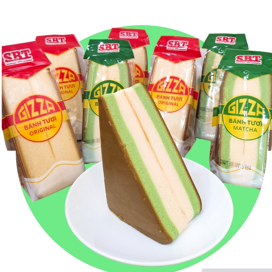 Bánh bông lan tam giác 3 vị SBT 90gr (Hàng Việt Nam) - Ăn vặt, ăn sáng, bữa phụ