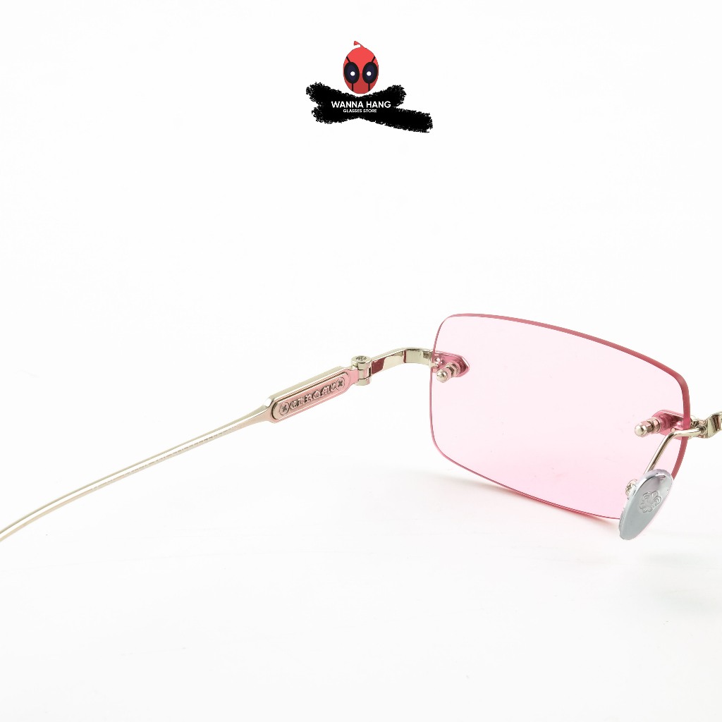 Gọng kính râm kim loại cao cấp Chrome Hearts nam nữ đẹp chống tia UV SOFRS II Wanna Hang WHCH80