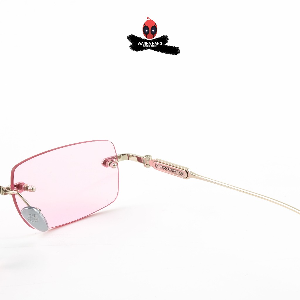 Gọng kính râm kim loại cao cấp Chrome Hearts nam nữ đẹp chống tia UV SOFRS II Wanna Hang WHCH80