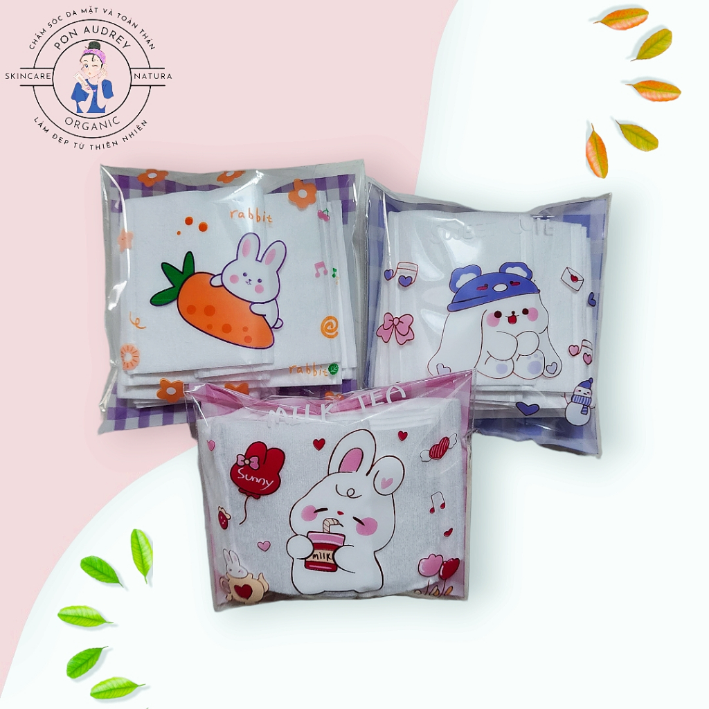 Bông Tẩy Trang 20 Miếng Gói Nhỏ Tiện Lợi