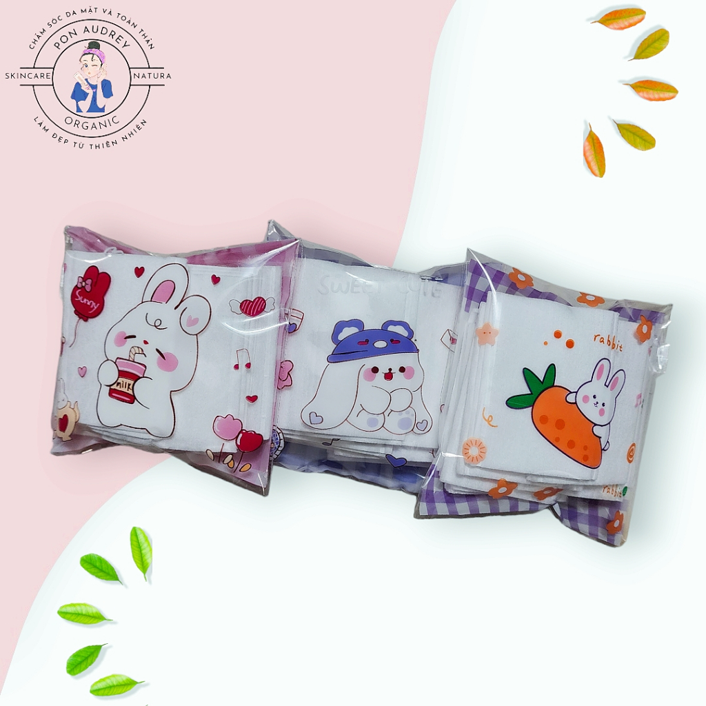 Bông Tẩy Trang 20 Miếng Gói Nhỏ Tiện Lợi