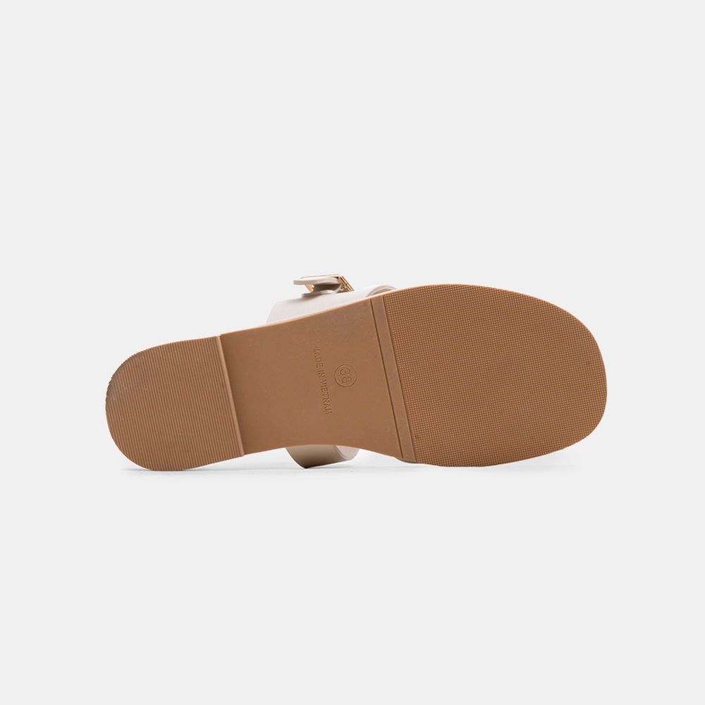 Dép sandal nữ đế bệt xỏ ngón quai ngang thời trang BQ D DT415