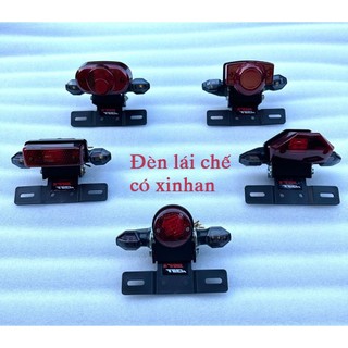 Đèn hậu chế có xi nhan led dành cho xe chaly - 67 - cub - cafe racer