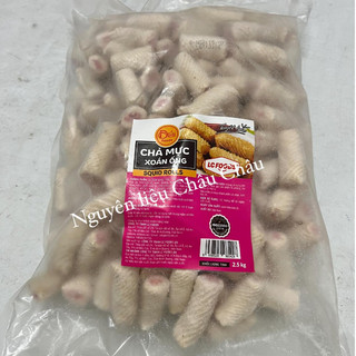 Mực Ống Xoắn Đài Loan Gói 2,5kg-Chả Mực xoắn chiên (CHỈ GIAO NHANH HÀ NỘI)