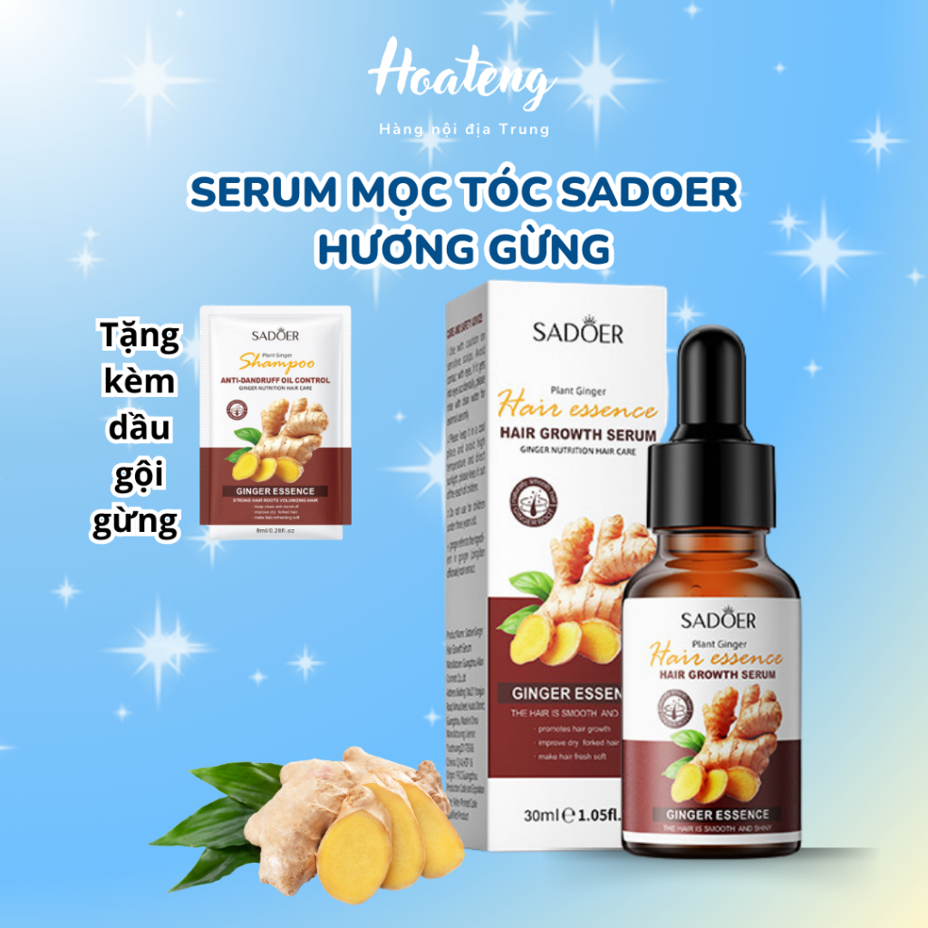 Serum mọc tóc tinh chất gừng Sedoer