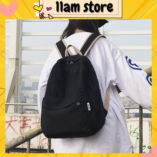 Balo Nữ 💖𝐅𝐑𝐄𝐄 𝐒𝐇𝐈𝐏💖 Balo Thời Trang Nam Nữ CHẤT THÔ "MRMI" SIZE VỪA A4 LAPTOP 14 INCH (BL-02)