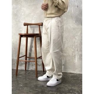  Quần dài nam màu trắng ngà kaki dày dặn Vera Pants by Scott Sor 