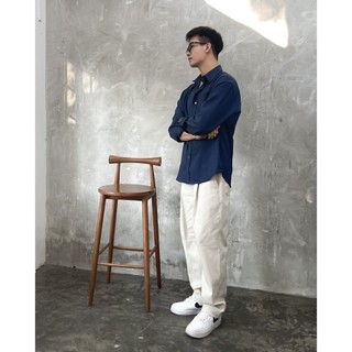 Quần dài nam màu trắng ngà kaki dày dặn Vera Pants by Scott Sor