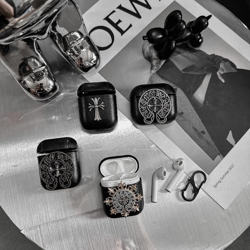 BỌC AIRPOD DA C.H SIÊU CHẤT