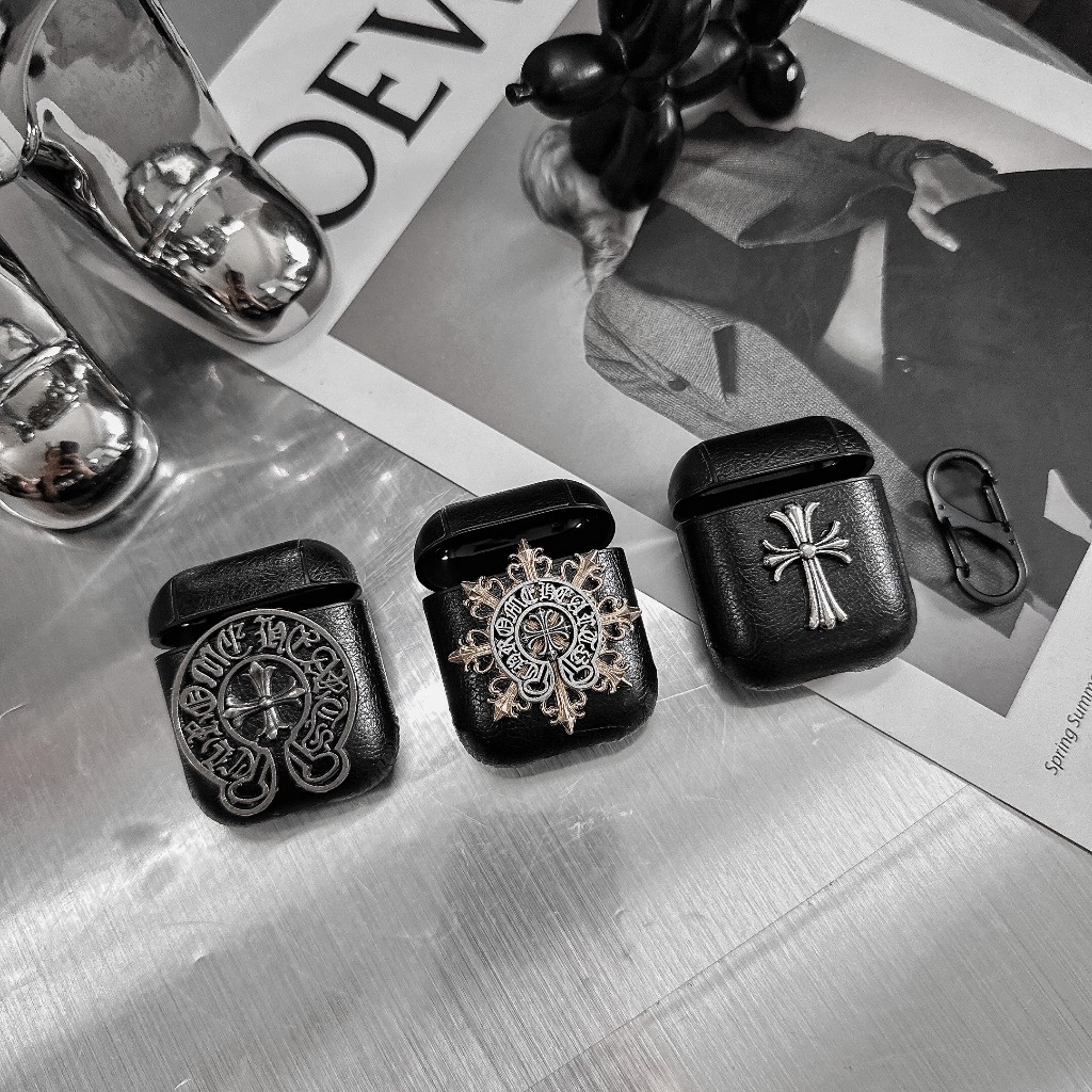 BỌC AIRPOD DA C.H SIÊU CHẤT