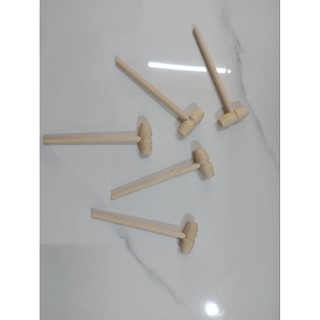 Búa gỗ nhỏ || 10 cây || mầm non || đồ chơi