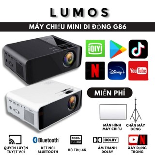 💝Bảo hành 5 năm 💝 Máy chiếu G86 6000 Lumens FULL HD 1080P Máy chiếu Android mini WIFI Máy chiếu di động LCD A80