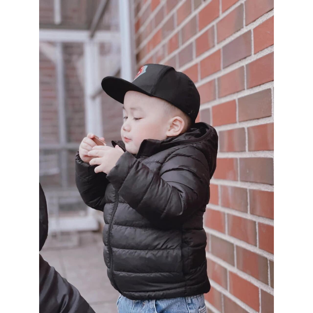 Áo khoác phao ấm bé trai bé gái HM Auth