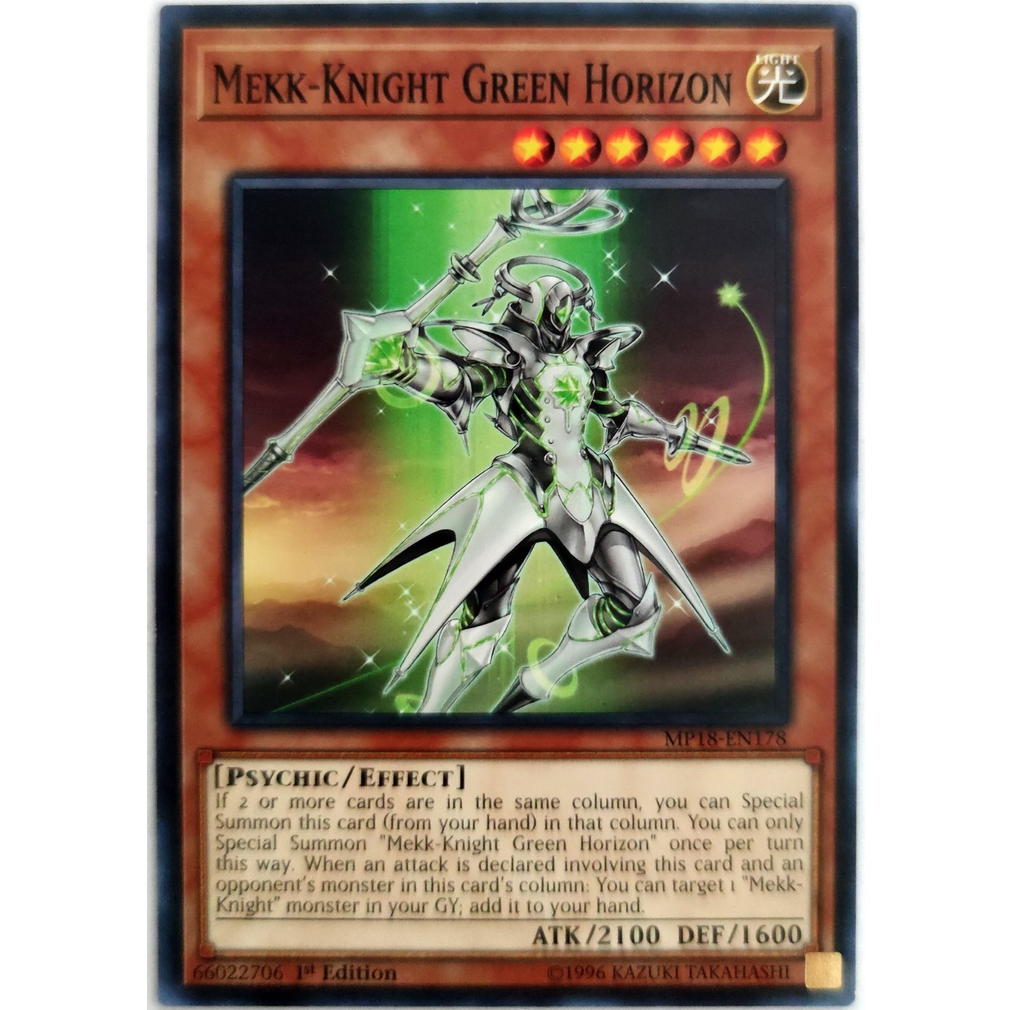 [Thẻ Yugioh] Mekk-Knight Green Horizon |EN| Common