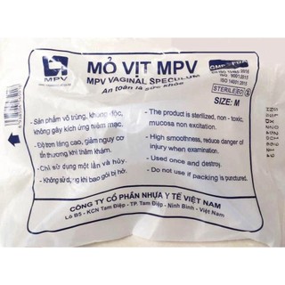 Mỏ vịt nhựa mpv khám phụ khoa