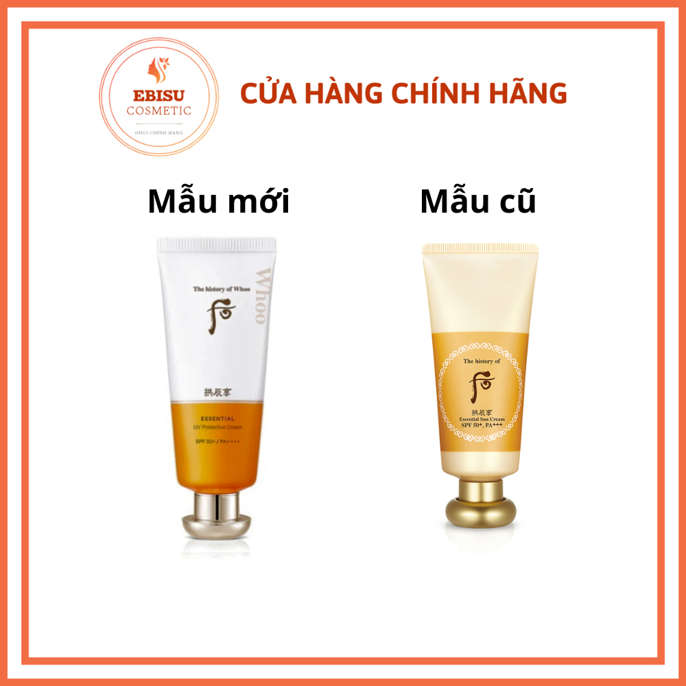 10 gói kem chống nắng whoo Essential Sun Cream SPF 50+,PA+++ 1ml_𝗘𝗯𝗶𝘀𝘂 𝗖𝗼𝘀𝗺𝗲𝘁𝗶𝗰