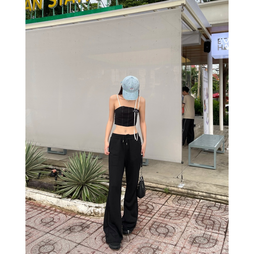 Áo croptop hai dây clelie | NiNi TOP - CLÉLIE