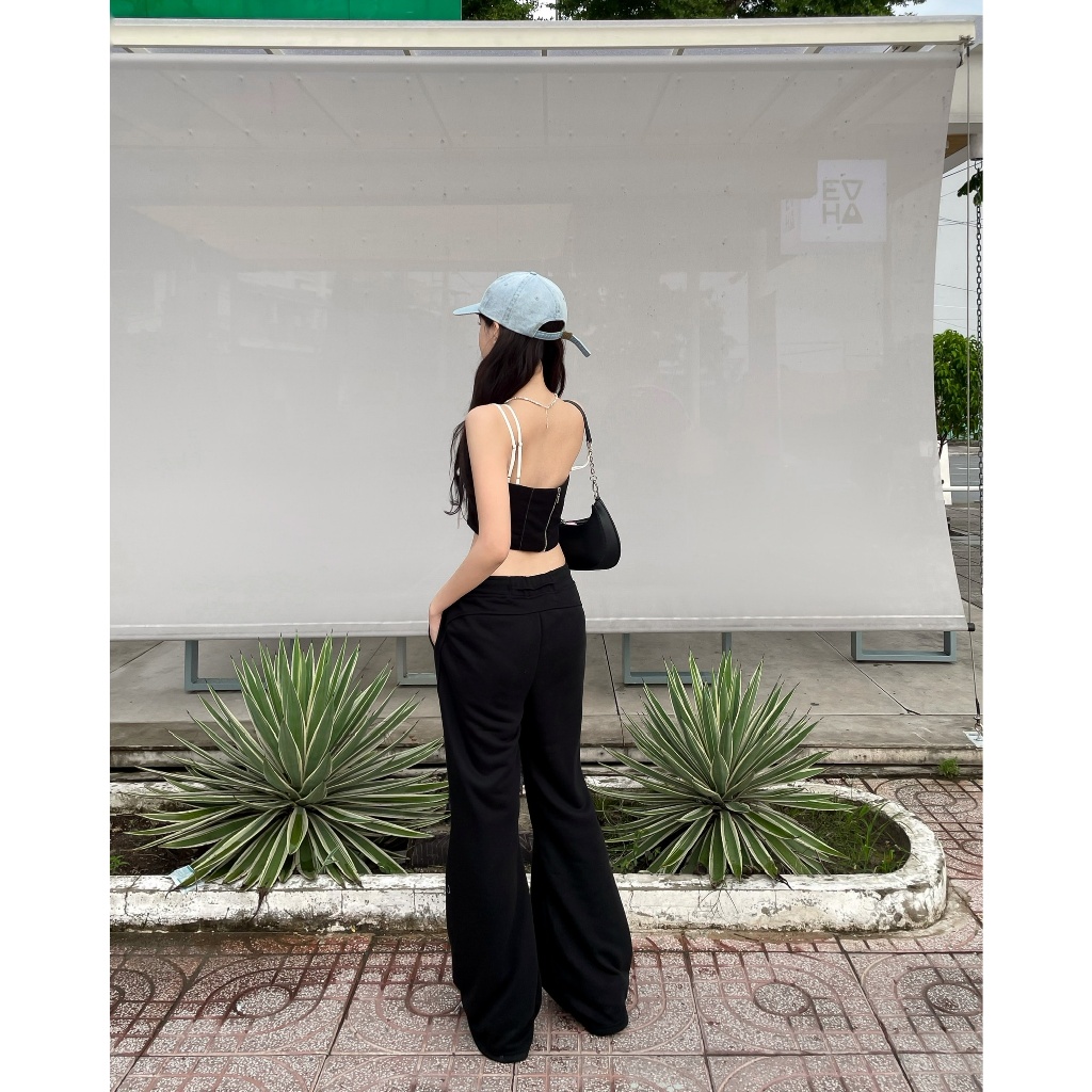 Áo croptop hai dây clelie | NiNi TOP - CLÉLIE