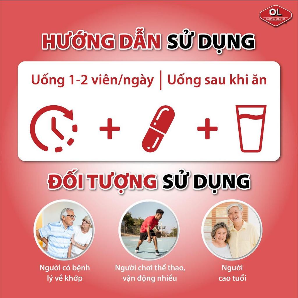 Viên Uống Olympian labs Flex-5 Hỗ Trợ Giảm Viêm, Tái Tạo Sụn Khớp  30 Viên