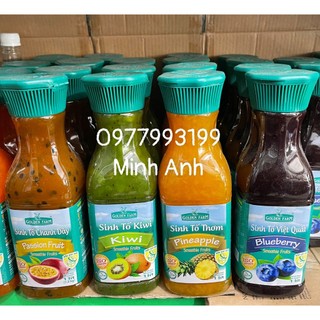 Sinh tố golden farm đủ hương chai 1 lít