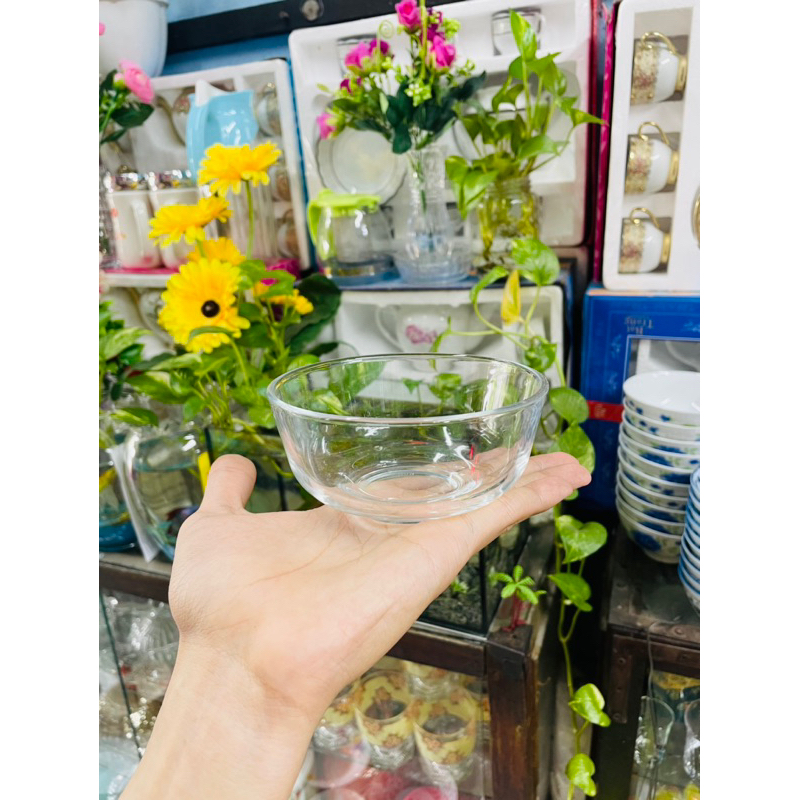 Chén cơm thủy tinh