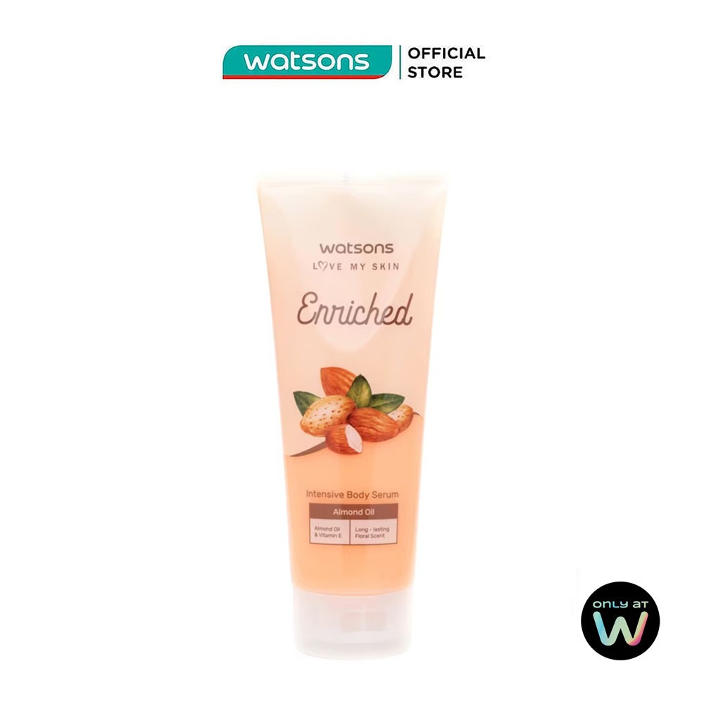 Tinh Chất Dưỡng Thể Watsons Enriched Intensive Almond Oil 200ml