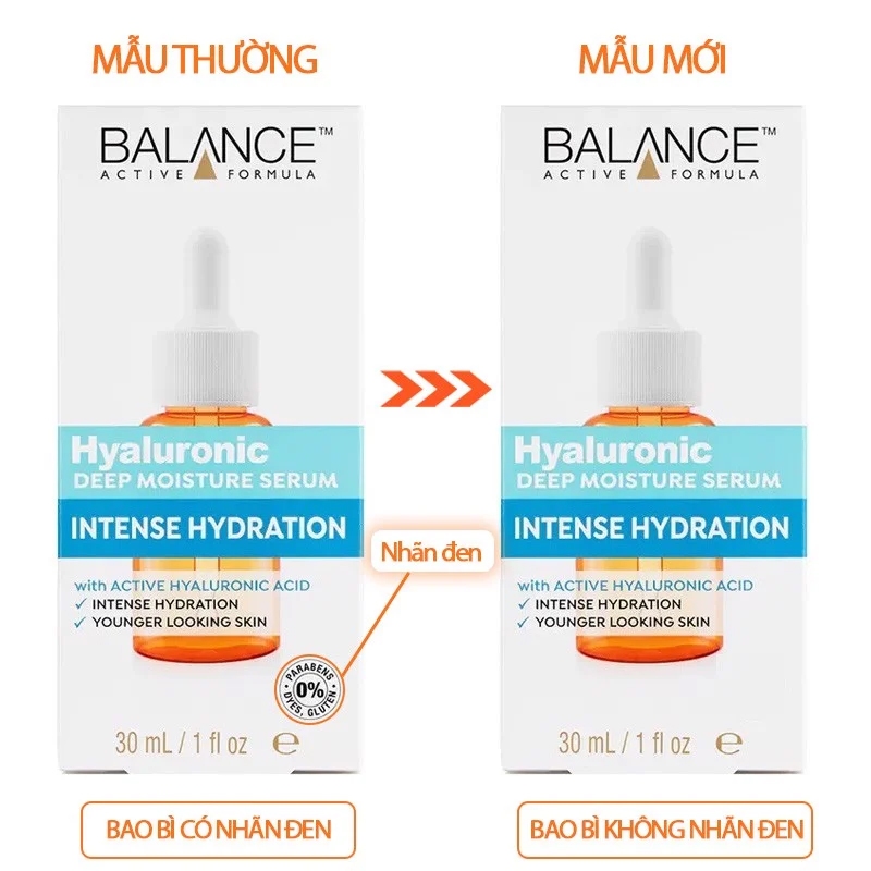 Tinh chất dưỡng trắng da, mờ thâm, dưỡng ẩm Balance Active Formula Serum 30ml (Vitamin C, Niacinamide, Hyaluronic)