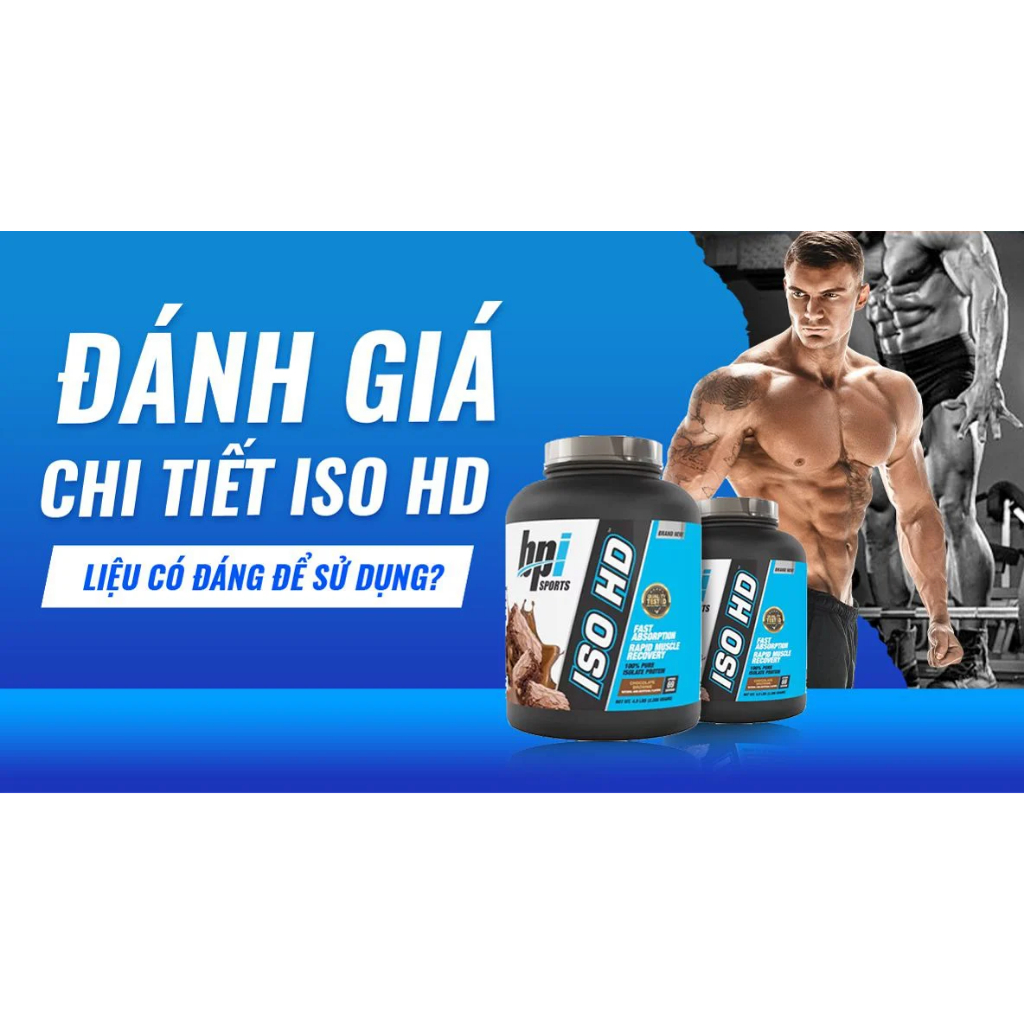 BPI ISO HD 100% PURE ISOLATE PROTEIN 5LBS | SỮA WHEY HỖ TRỢ TĂNG CƠ BẮP