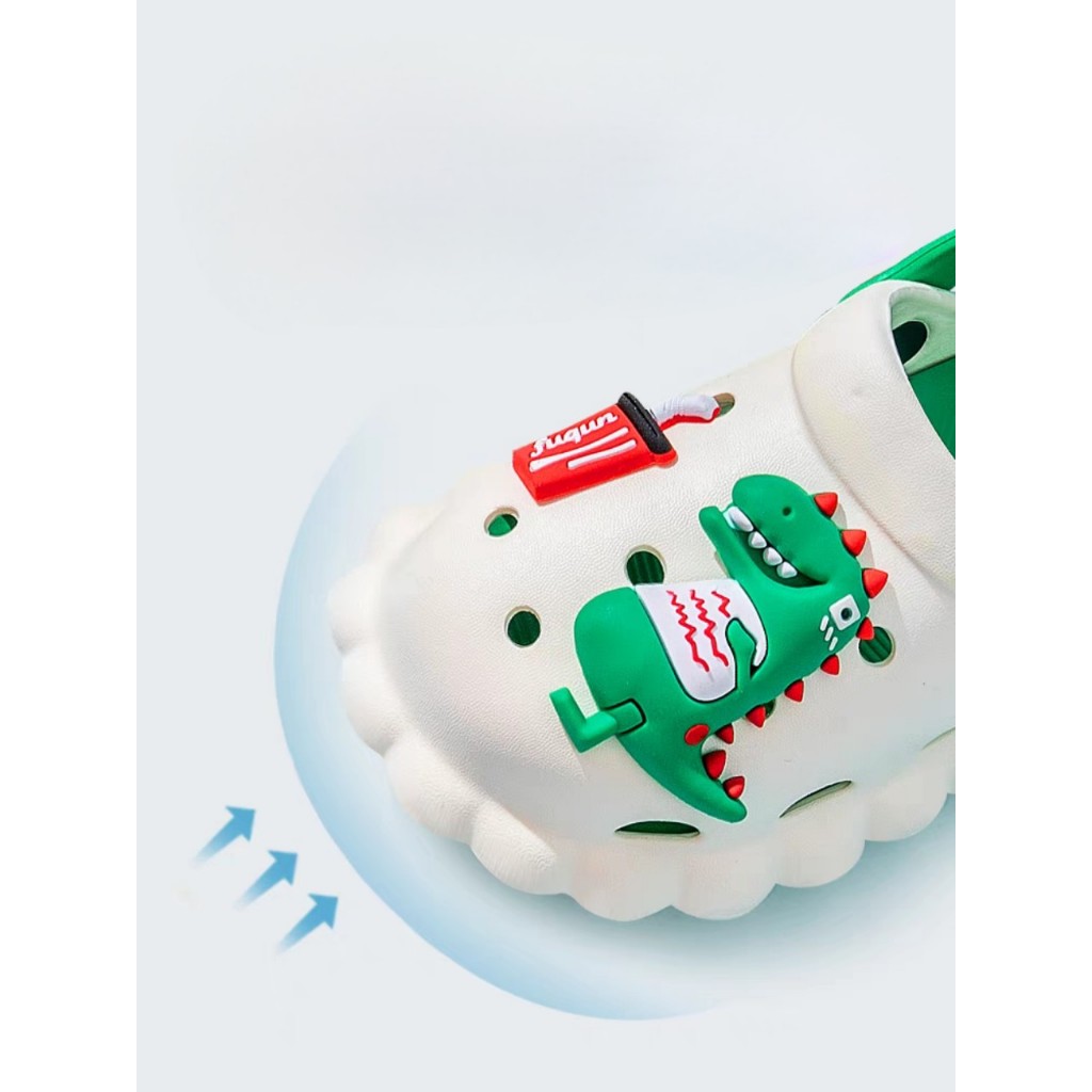 Dép sục cho bé trai bé gái hình gấu- khủng long 3D siêu đẹp êm chân bé