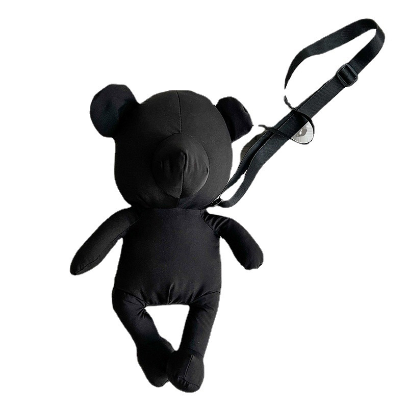 Túi đeo chéo hình gấu teddy độc lạ phối đồ chất cho bé trai bé gái