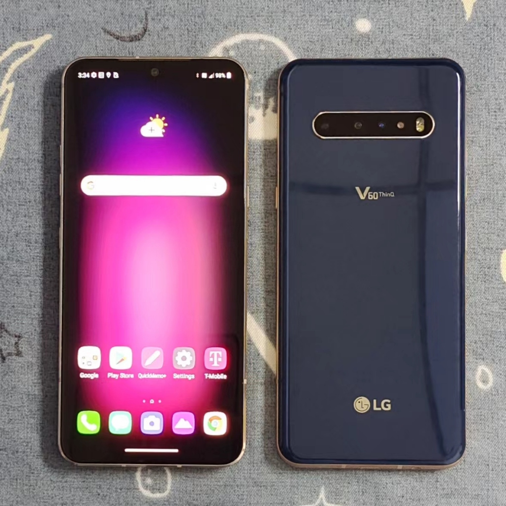 Điện thoại LG V60 ThinQ 5G/8GB+128GB/chip Snapdragon 865/chơi game mượt/cấu hình xuất sắc