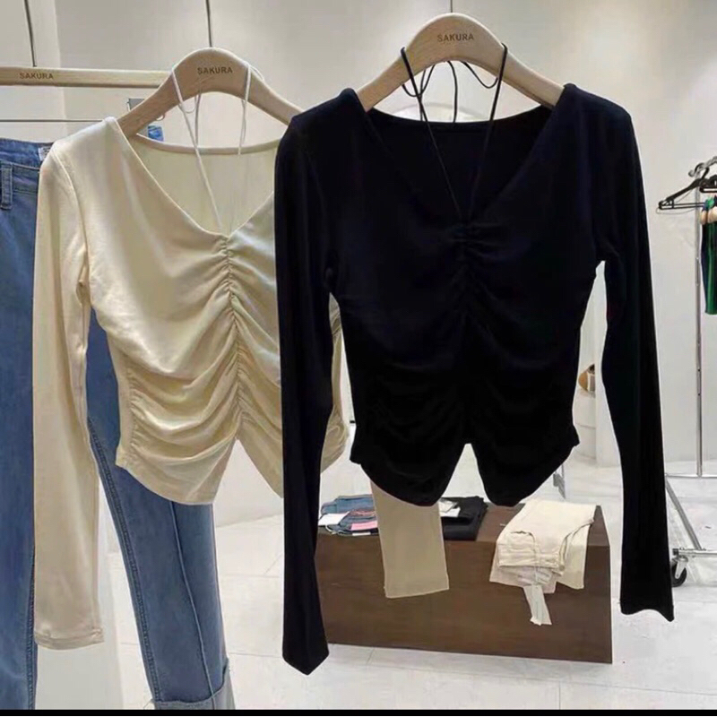 Áo Dài Tay Nhún Tôn Dáng BiGSIZE