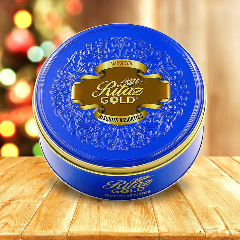 Bánh Quy Ritaz Gold Assorted Biscuits 90g HT tròn nhỏ