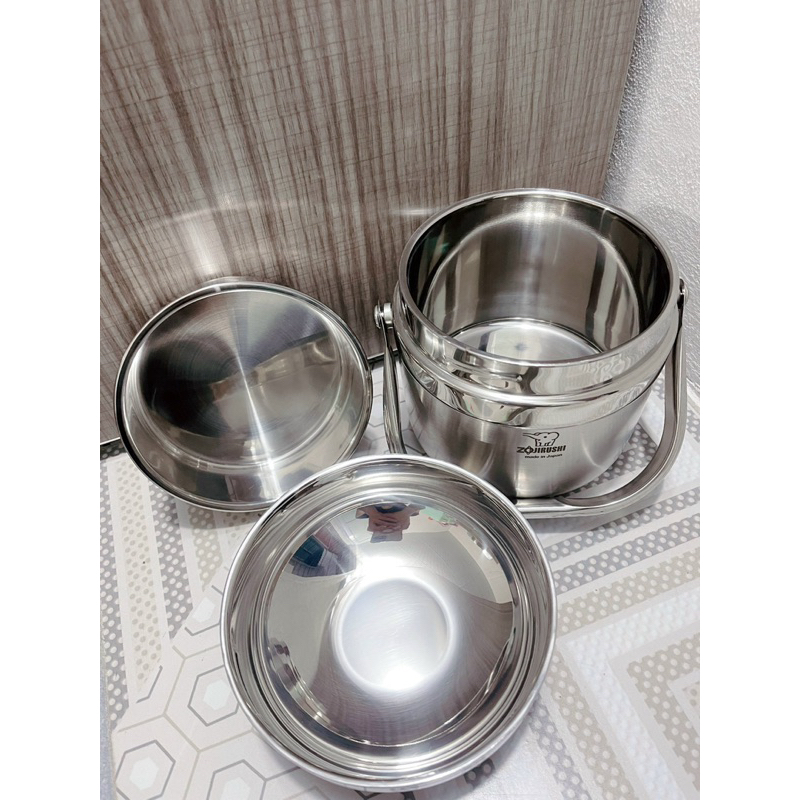 Cặp lồng cơm Inox - Nhật Made in Japan hàng mới 98%
