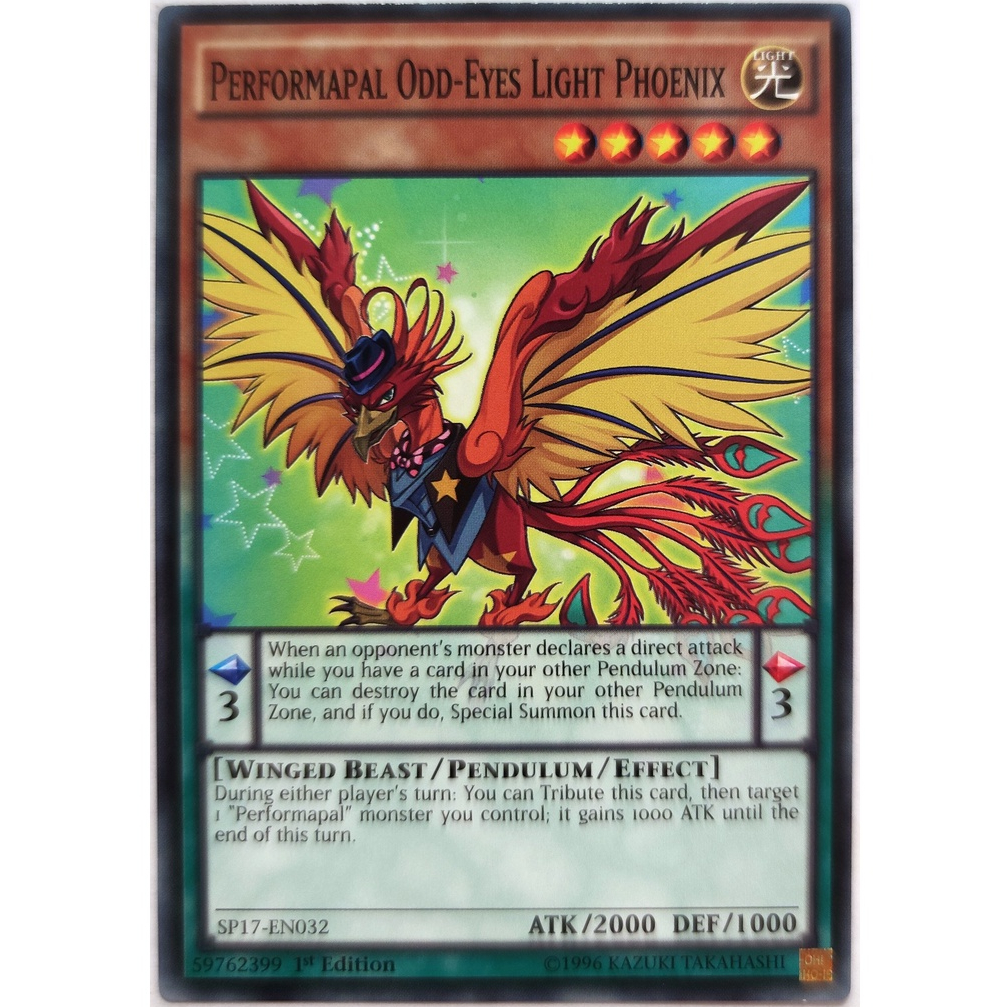 [Thẻ Yugioh] Performapal Odd-Eyes Light Phoenix |EN| Common