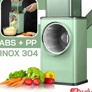 Máy thái rau củ đa năng kèm 6 lưỡi dao cắt - máy bào rau củ quả đa năng