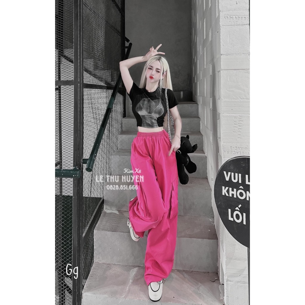 Set croptop in body kèm quần dài tuyết mưa cá tính cho bạn gái sành điệu