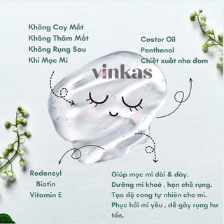Tinh Chất Mọc Mi Mày Dài & Dày VINKAS