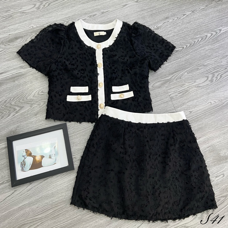 Set Chân Váy Bigsize 50-95Kg, tiểu thư dễ thương, năng động đi làm, đi chơi Cho Nàng-S41-Ú Xinh Store