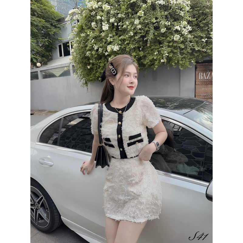 Set Chân Váy Bigsize 50-95Kg, tiểu thư dễ thương, năng động đi làm, đi chơi Cho Nàng-S41-Ú Xinh Store