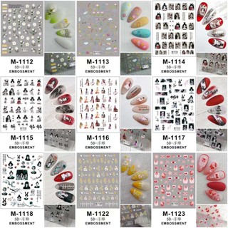 Sticker nail dán móng tay 3D-5D mã mới